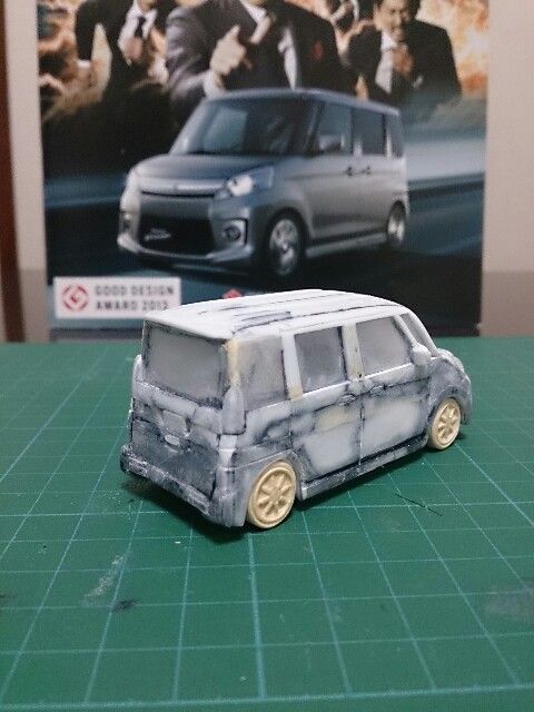 トミカ改造 デコトラ HKS仕様 ☆自作アルミリム ☆深リム ホットウィール