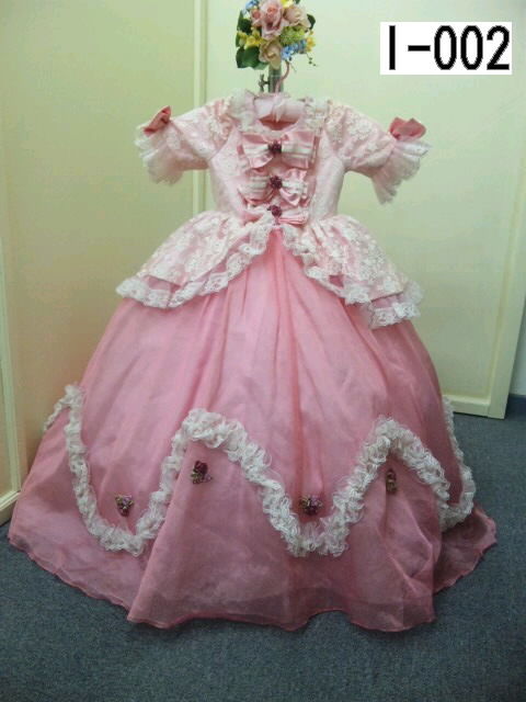 ピンクロココ風ドレス 3 4歳 5500円i 002 ドレスショップ Chat Noir シャノワール