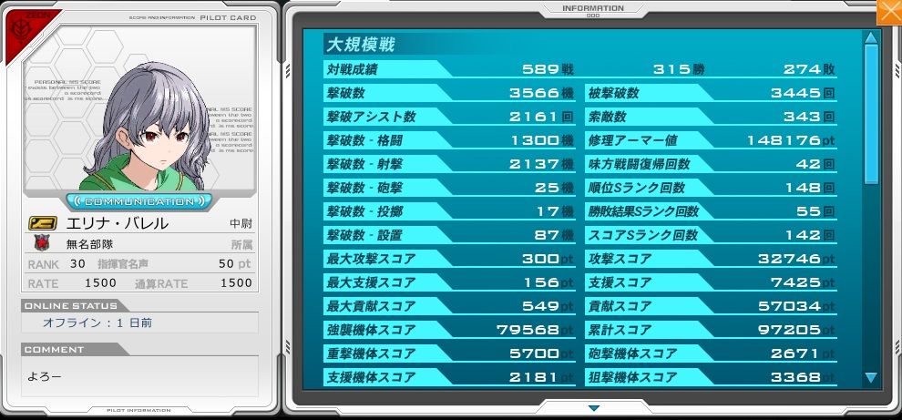 機動戦士ガンダムオンライン晒しブログ 14年09月