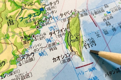 20221122台湾の地図