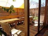 umibe cafe デッキ