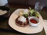 かやの木邸 ハンバーグ