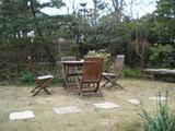 大仏茶廊 芝生とチェア
