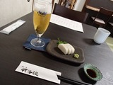 清海波 ビールと板わさ