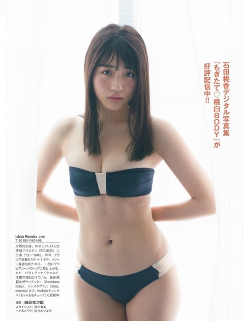 石田桃香　グラビア　画像　水着