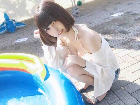 ヤンジャン グラビア 月埜ヒスイ 画像 アンスリューム 水着2165