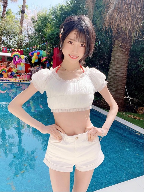 腹筋 隈本茉莉奈 虹のコンキスタドール 虹コン グラビア 画像 ビキニ 水着_9189
