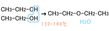 エタノール分子間脱水130-140