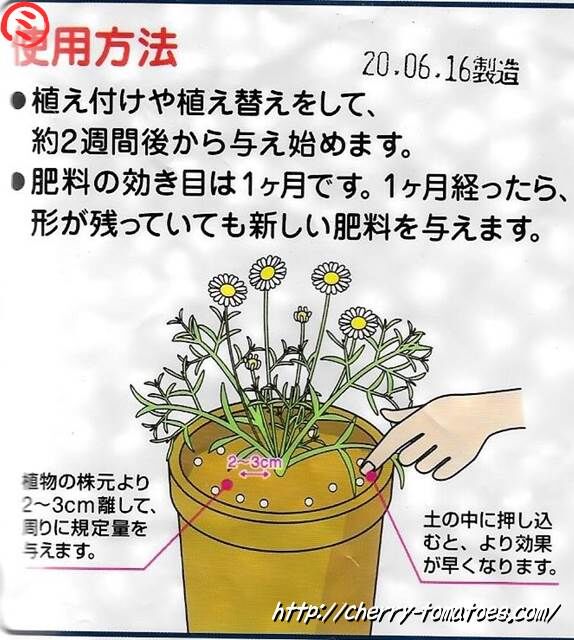 グリーンそだちEX IBのチカラの肥料の時期