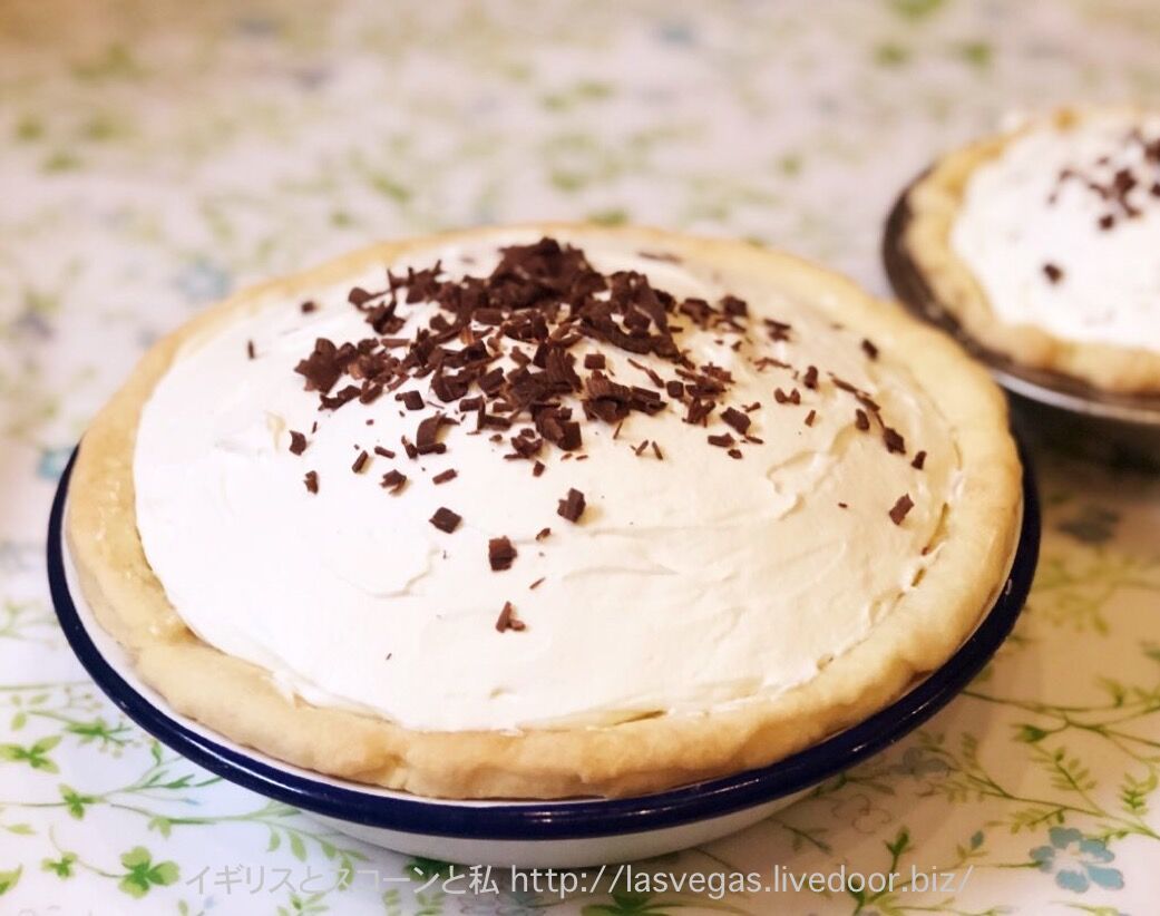 手作りマンゴークリームパイと手抜きカスタードクリームパイ イギリスとスコーンと私