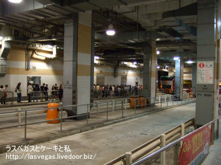 山頂のタクシー乗り場