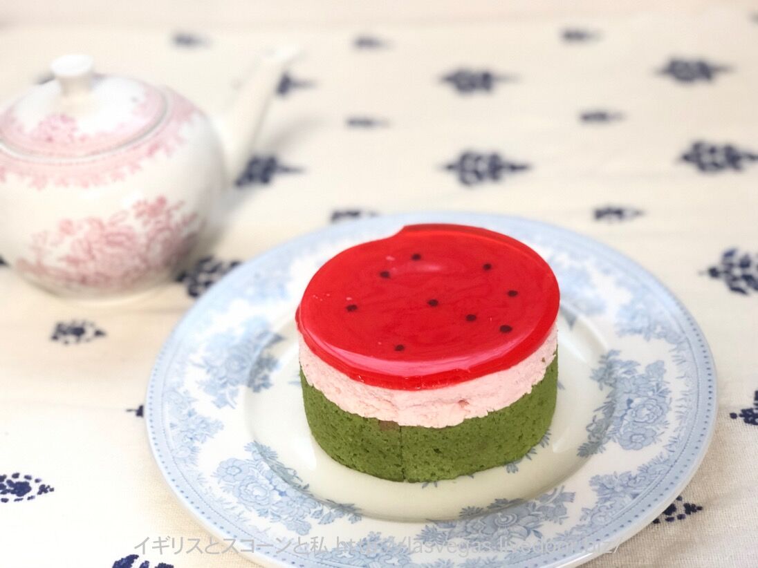 コージーコーナー スイカのケーキ イギリスとスコーンと私 コージーコーナー スイカのケーキ イギリスとスコーンと私
