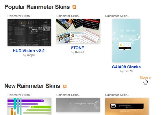 デスクトップいじり３ Rainmeterのスキンの追加方法 と か げ の し っぽ