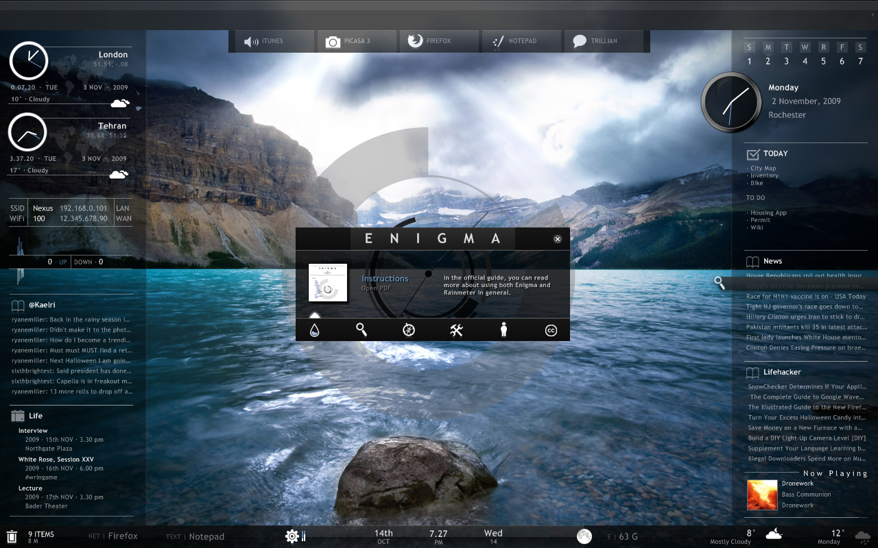 デスクトップいじり Rainmeter1 1 の導入 と か げ の し っぽ デスクトップいじり Rainmeter1 1 の導入 と か げ の し っぽ