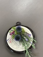 刺繍枠の壁飾り