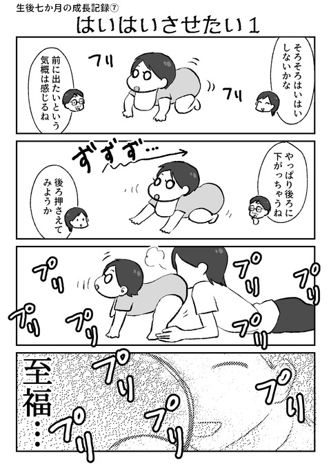 20191008生後七か月⑦はいはいさせたい1