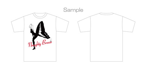 いたずらなそよ風(Tシャツ展開図)