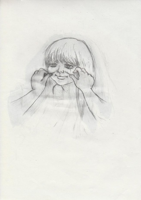 描くべきもの-わたしの心に嘘はつけない-（下絵）