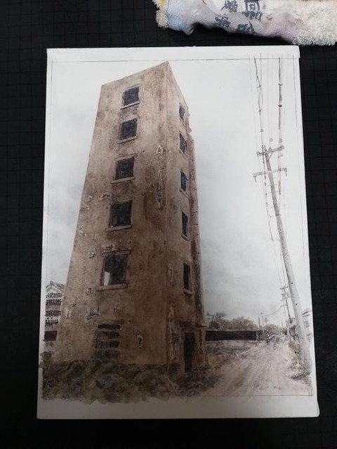 遺構（下塗り）