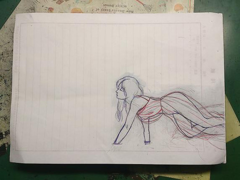 畔（下絵）