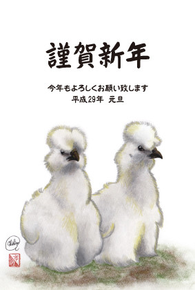 年賀状2017年(酉年)ブログ用