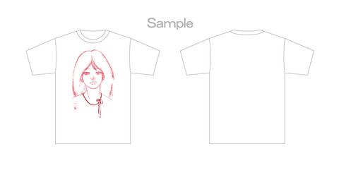赤い・・・(Tシャツ展開図)