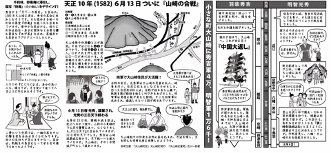 歴史の時間です「山崎合戦」②2010_9月号