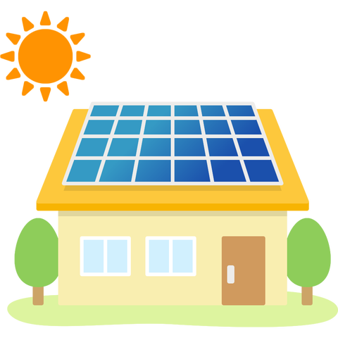 ㈱ナイスリビング「屋根に太陽光パネルが よく見られます」