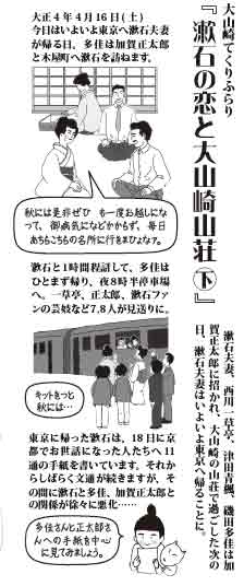 漱石の恋と大山崎山荘㊦