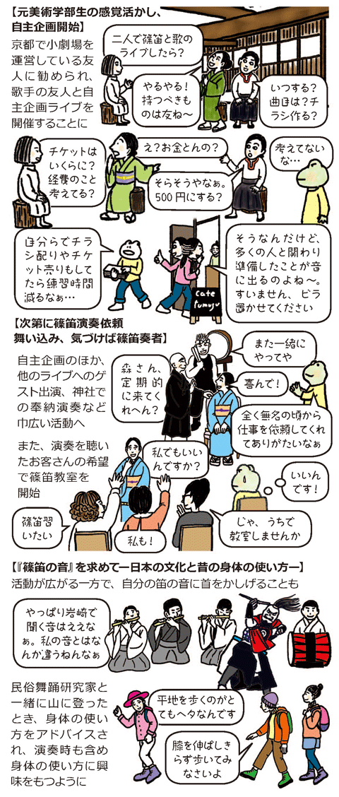 篠笛3_イラスト1_Vol19_カラー
