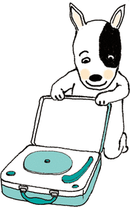 ハグとポータブルレコードプレイヤー②