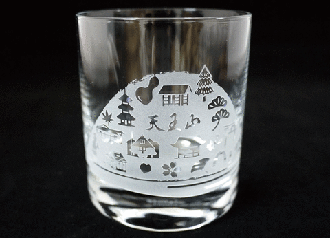 天王山てくりふらり『手のなかで 20の名所を 愛で巡る天王山グラス』