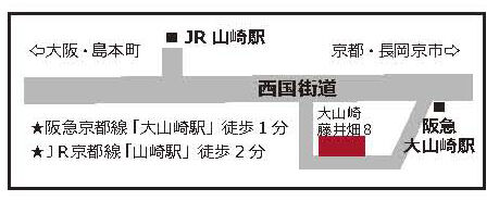 ラシュレ大山崎 地図