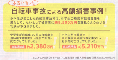 □【自転車保険】の掛け金を安くする方法 : 主婦のためのお買い物達人