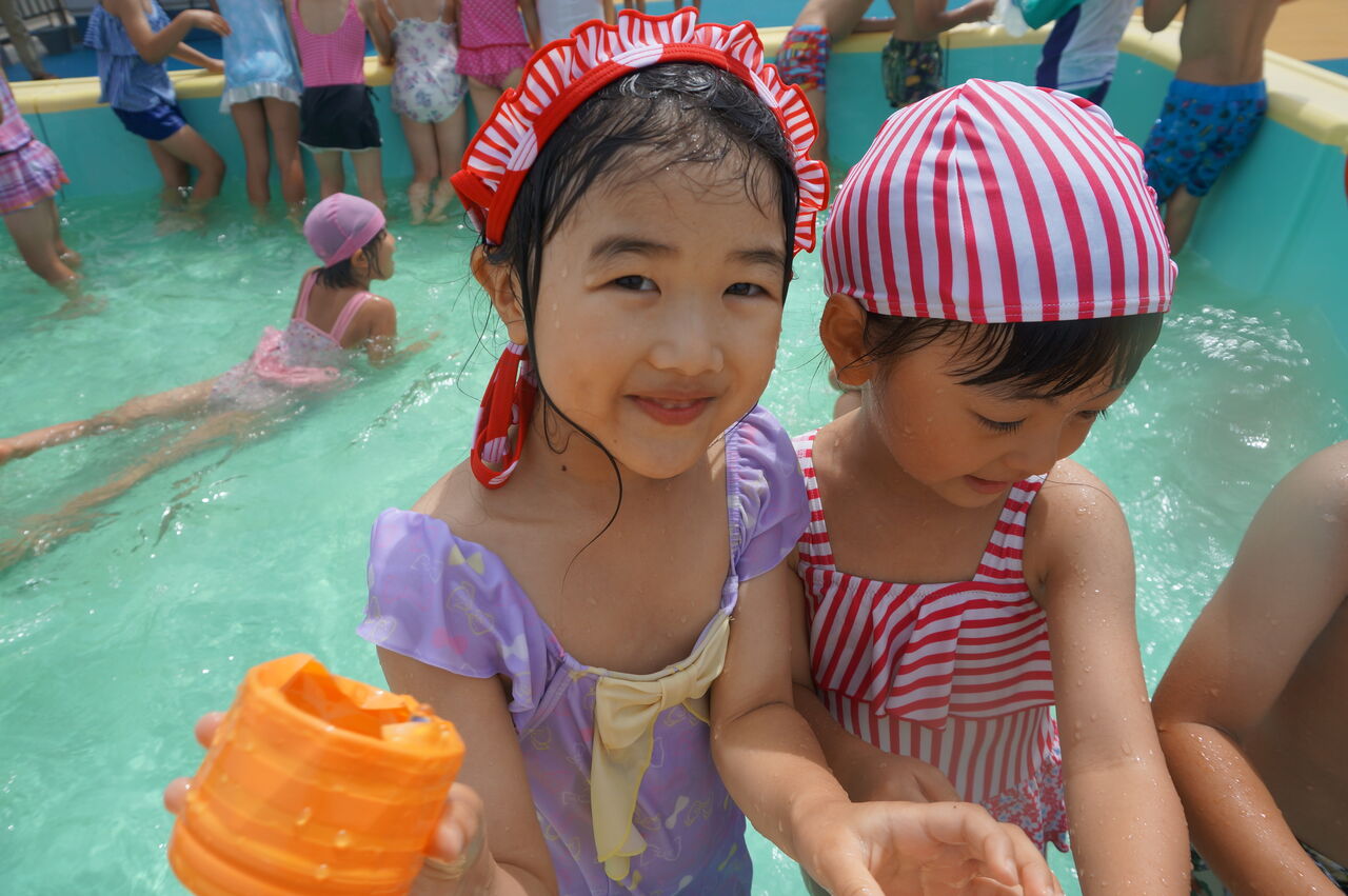 千葉白菊幼稚園 プール日和 0728 千葉白菊幼稚園スタッフブログ
