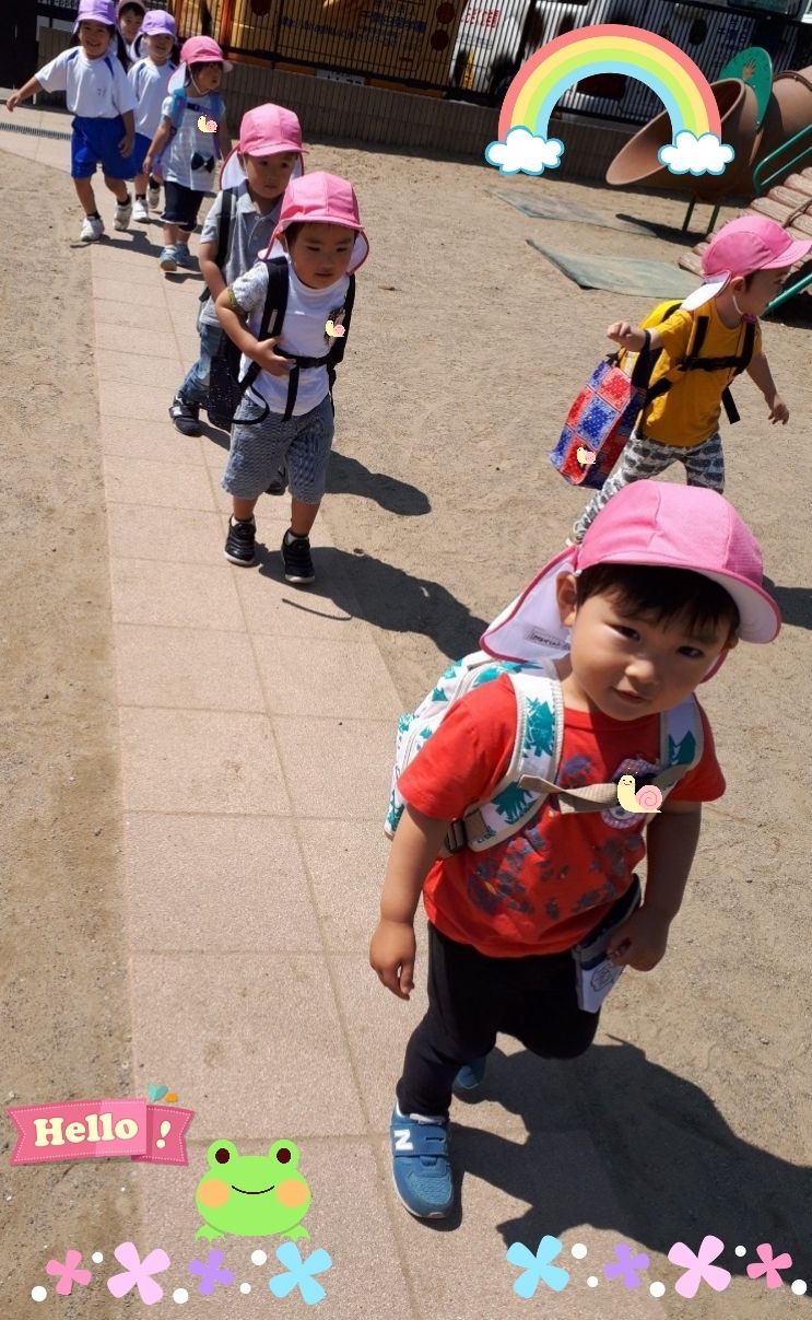 千葉白菊幼稚園 楽しみだね 水遊びおもちゃ制作 いちご組 千葉白菊幼稚園未就園児ブログ