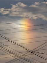 虹らしきものをさらにUPにした写真