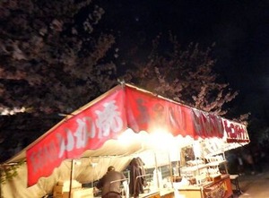 玉串川沿いの屋台1