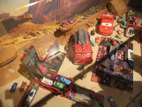 トミカのカーズ関連商品コーナー