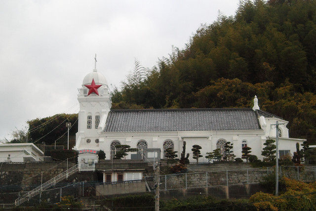 ちび太郎のさるく日記 神ノ島教会と岬の聖母像 2011christmas 長崎市神の島町