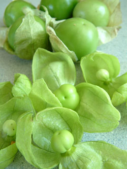peeled tomatillos