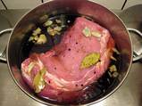 肉を浸ける