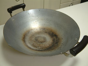 母の中華鍋
