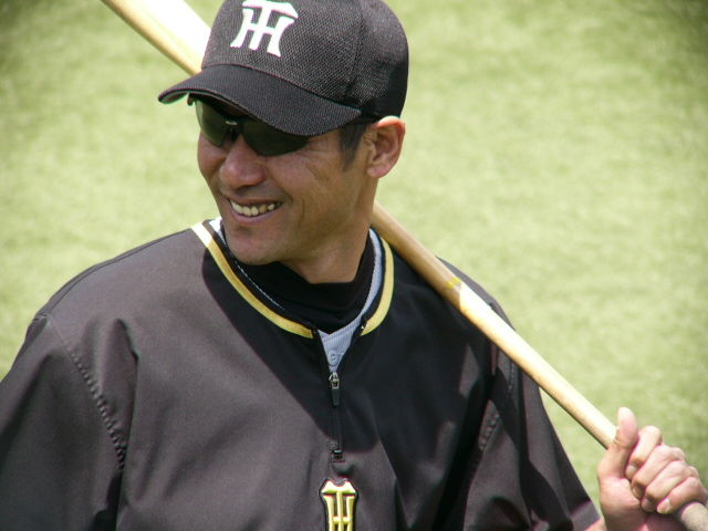 阪神タイガース 8 吉竹春樹選手 1986年実使用 ホーム