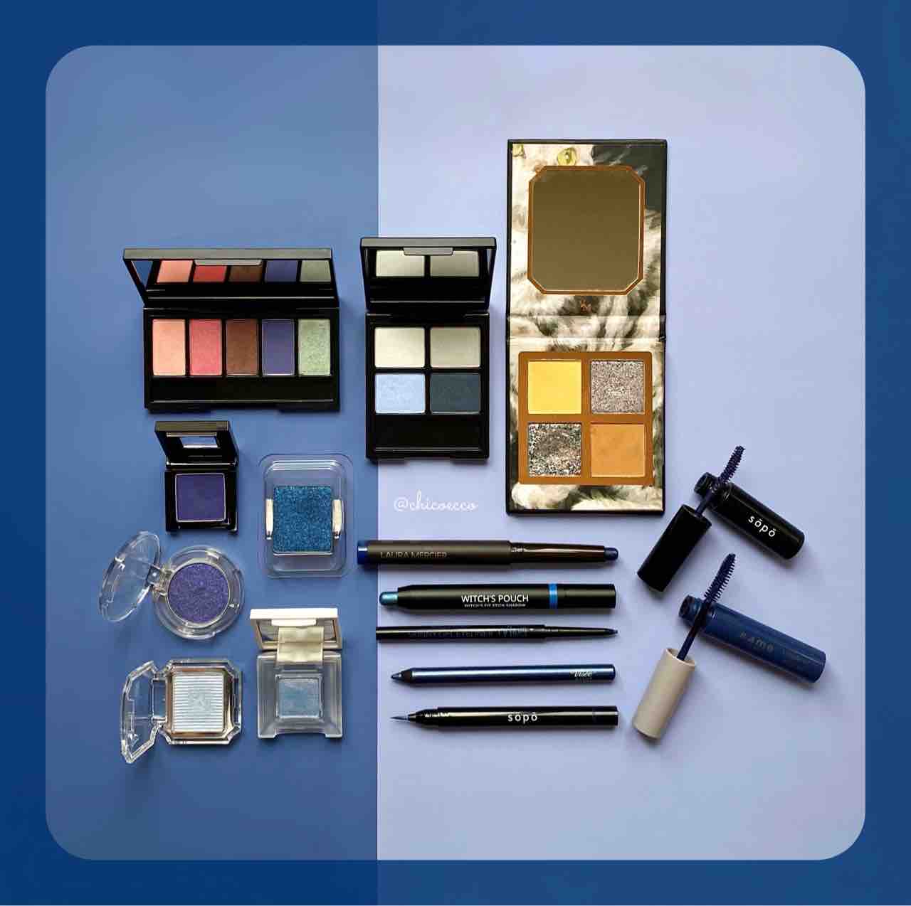 奥二重さん ネイビー系の重たくないアイメイク ちこえ Official Blog Powered By ライブドアブログ