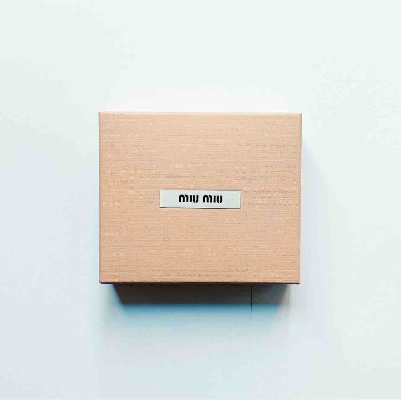miumiu 水筒 ピンク ミュウミュウ 箱あり MIU MIU - ミュウミュウ MIUMIU ロゴ ウォーターボトル 5UH003