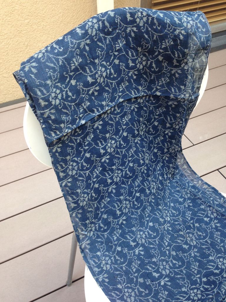 祖母の上布の着物を解きながら 千鳥と暮らす日々