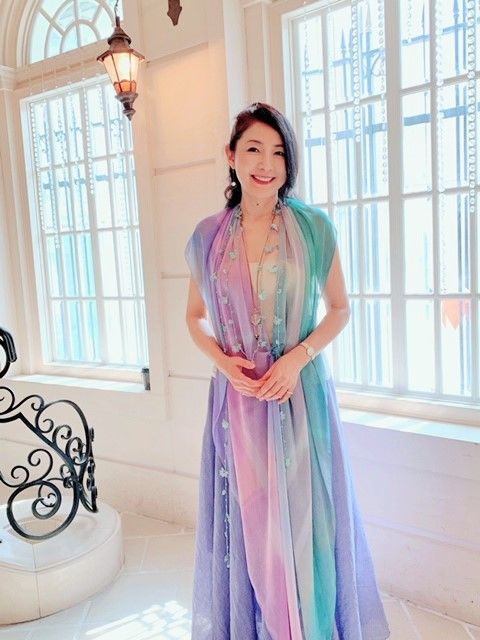 ChieArt チエアート　羽衣スカーフ　ブルー　新品未開封品 ChieArt チエアート 羽衣スカーフ ブルー 新品未開封品 - メルカリ