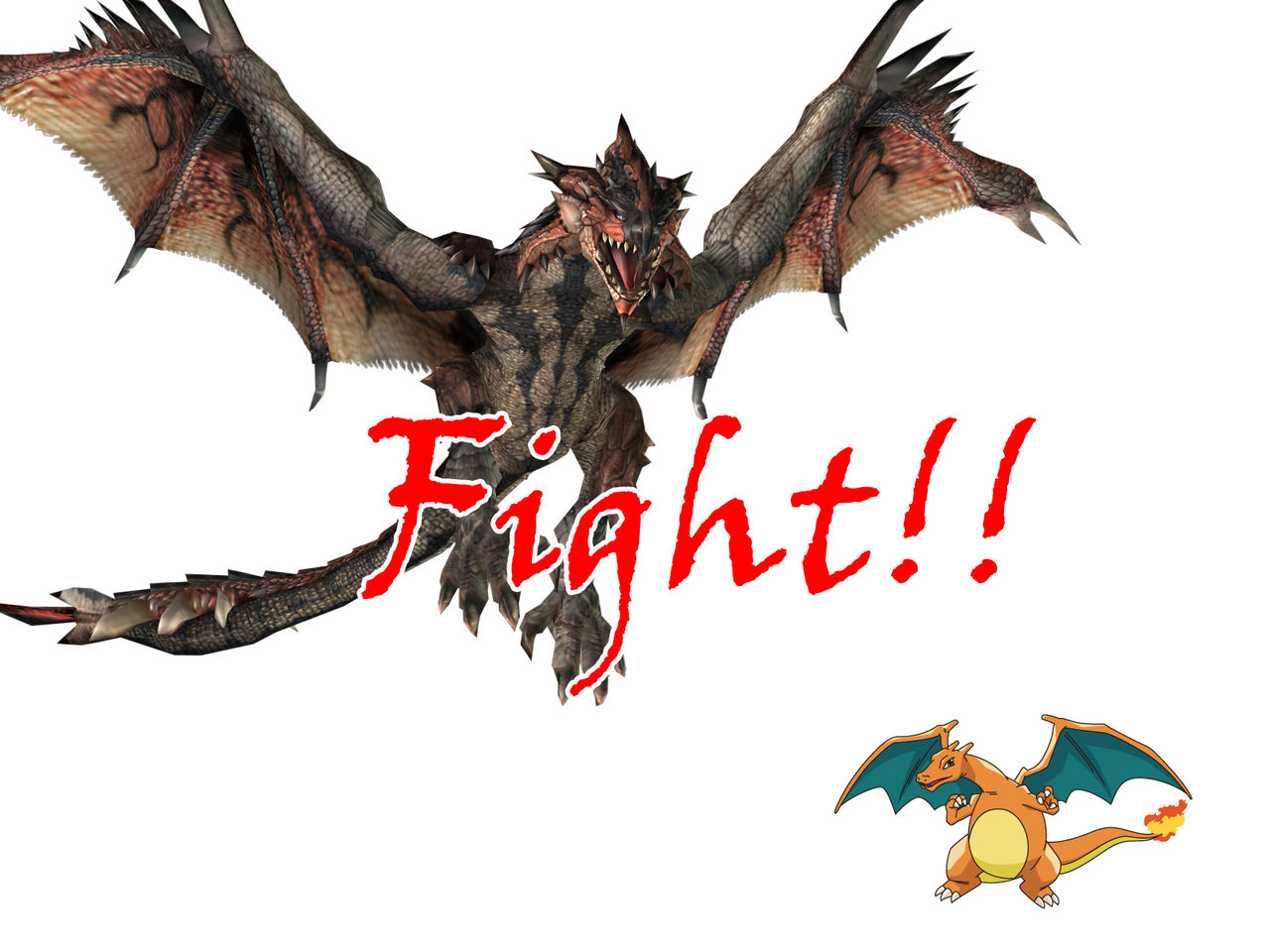 Mh リザードンとリオレウスっどっちが強いの ポケモン ちえぶくろ速報