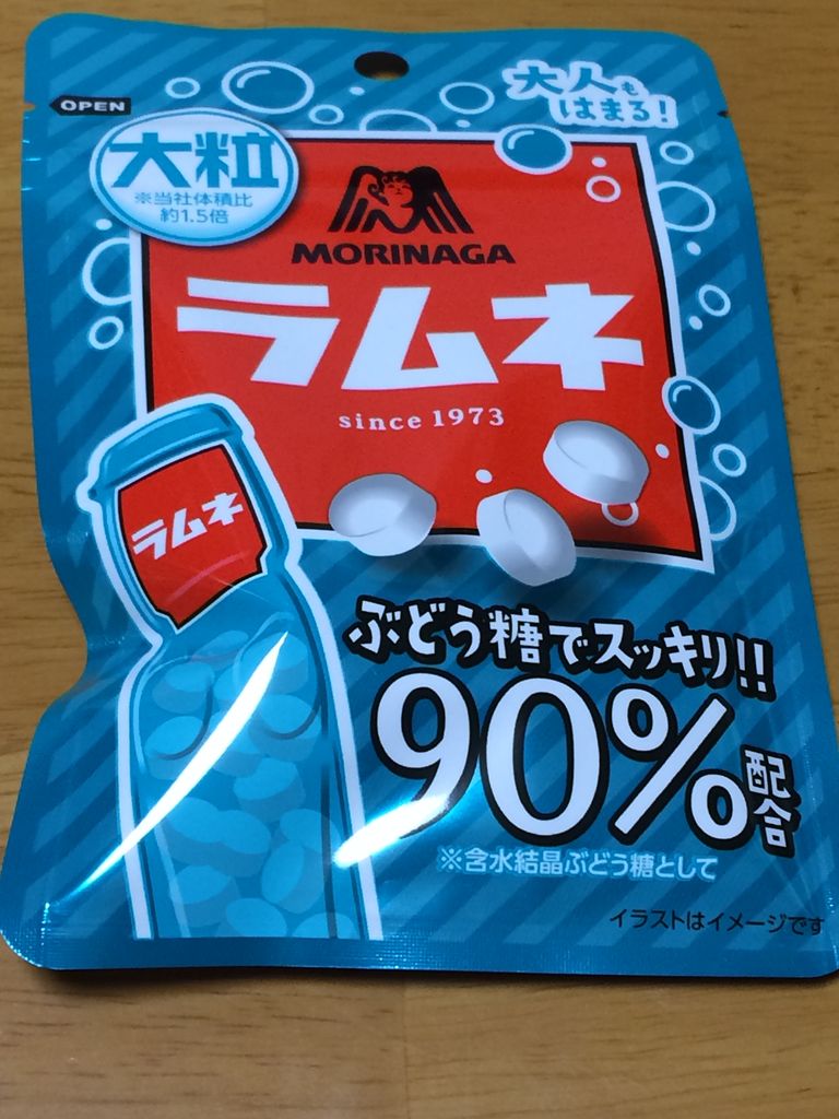 森永ラムネに大粒バージョンが 夕月堂 本とお菓子と時々旅行